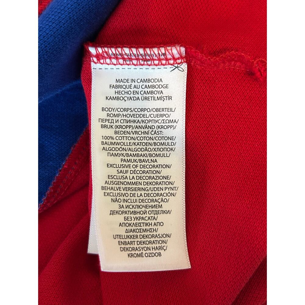Ralph Lauren Big Pony Polo Short Sleeve Shirt Men Red L Classic Fit Rugby Golf - Picture 8 of 13